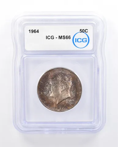 1964 Kennedy Half Dollar MS66 ICG Tone *6557
