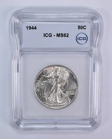 1944 Walking Liberty Half Dollar MS62 ICG
