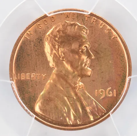1961 Lincoln Memorial Cent PR65 RB PCGS Beautiful Tone *0963