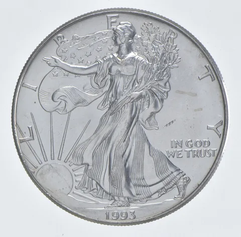 Better Date 1993 American Silver Eagle 1 Troy Oz .999 Fine Silver *084