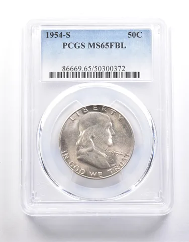 1954-S Franklin Half Dollar MS65 FBL PCGS *6703