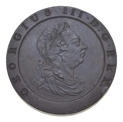 1797 United Kingdom 2 Pence Great Britain Cartwheel *5126
