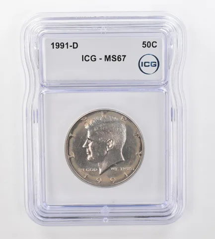 1991-D Kennedy Half Dollar MS67 ICG Beautiful Tone *0882
