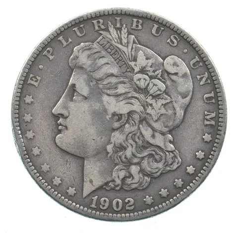 Early - 1902 Morgan Silver Dollar - 90% US Coin *031