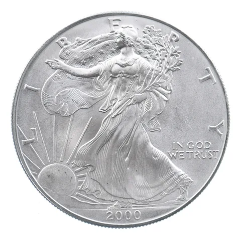 Better Date 2000 American Silver Eagle 1 Troy Oz .999 Fine Silver *697