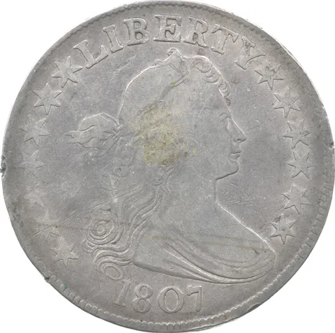 1807 Draped Bust Half Dollar *5802