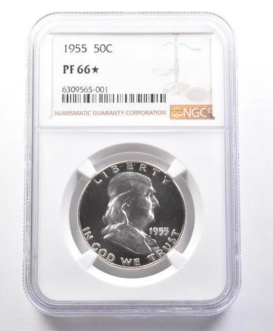 1955 Franklin Half Dollar PF66* STAR NGC *4106