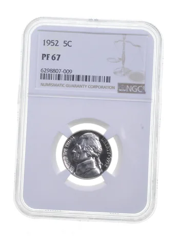 PF67 1952 Jefferson Nickel - Graded NGC *6093