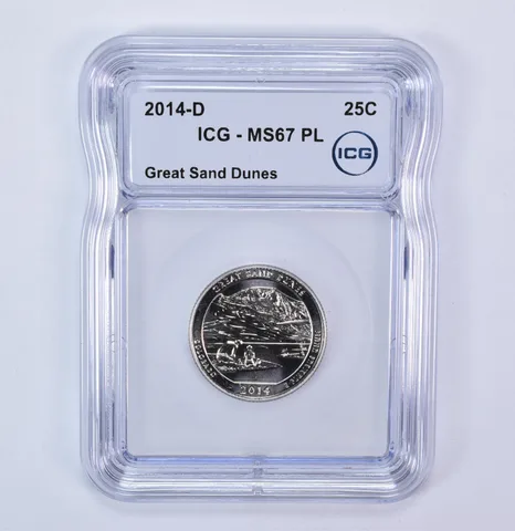 2014-D Washington Quarter ATB Great Sand Dunes MS67 PL ICG