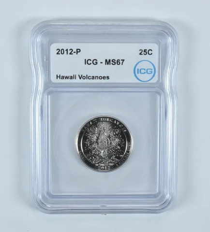2012-P Washington Quarter ATB Hawaii Volcanoes MS67 ICG