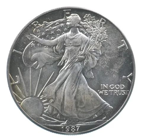 Better Date 1987 American Silver Eagle 1 Troy Oz .999 Fine Silver *677