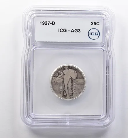 1927-D Standing Liberty Quarter AG3 ICG Lowball *2236