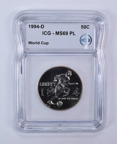 1994-D World Cup Commemorative Half Dollar MS69 PL ICG