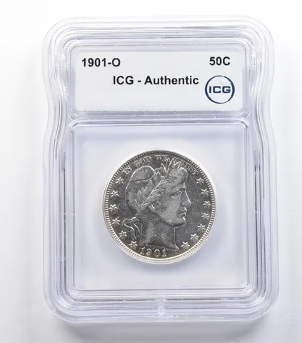1901-O Barber Half Dollar Authentic ICG *9310