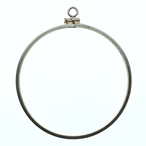 Sterling Silver 40 MM Coin Bezel Pendant Frame Edge a2407
