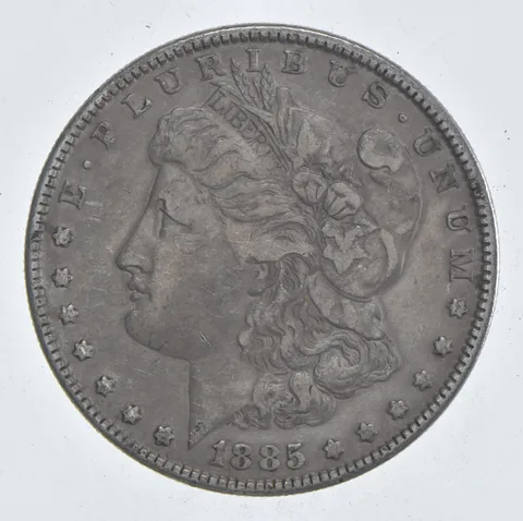 Early - 1885 Morgan Silver Dollar - 90% US Coin *923