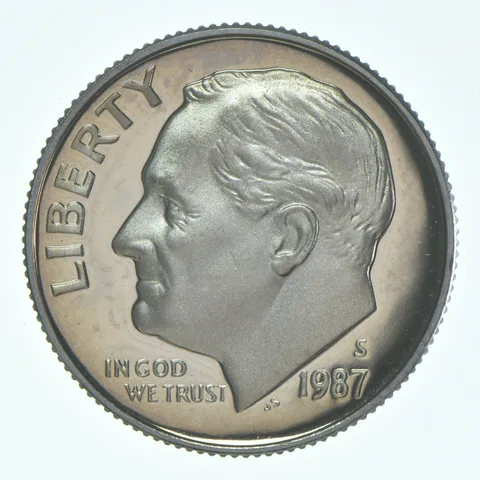 1987-S Roosevelt Dime CLAD Proof