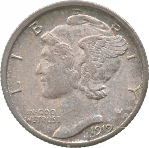 1919-S Mercury Dime a9329