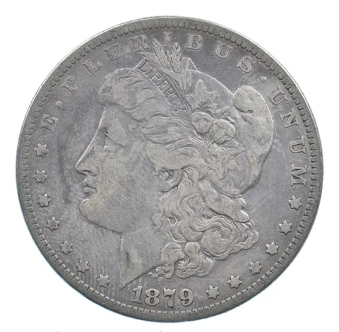 Early - 1879 Morgan Silver Dollar - 90% US Coin *675