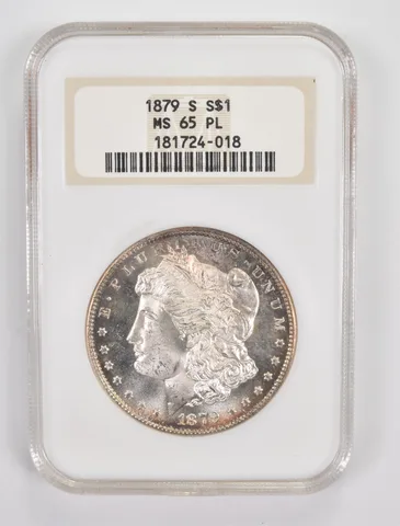 MS65 PL 1879-S Morgan Silver Dollar - Graded NGC Upgrade? *9953