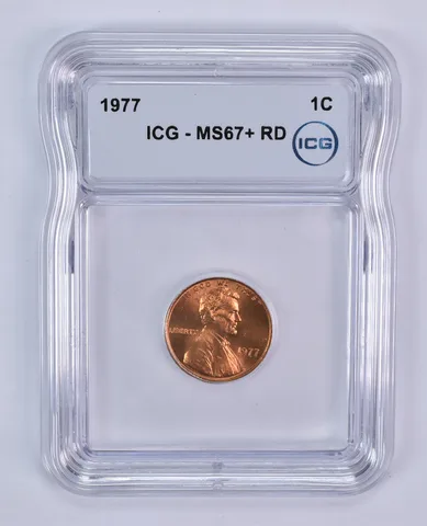 1977 Lincoln Memorial Cent MS67+ RD ICG