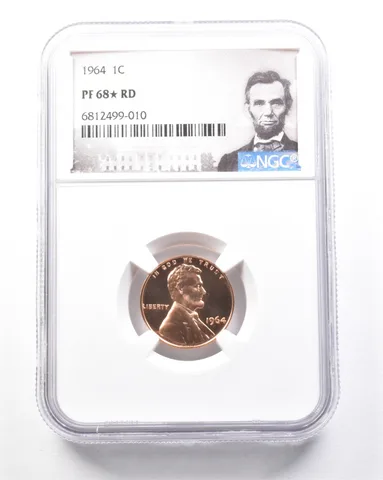 1964 Lincoln Memorial Cent PF68* STAR RD NGC *7817
