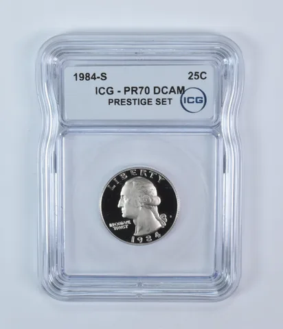 1984-S Washington Quarter Prestige Set PR70 DCAM ICG