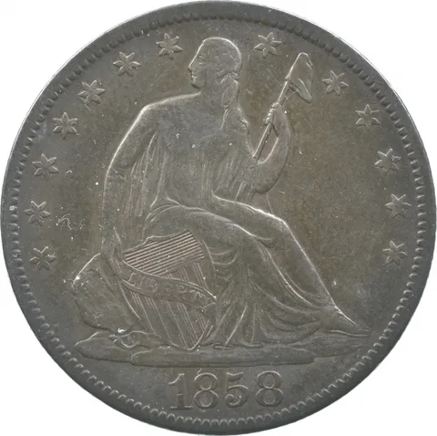 1858-O Seated Liberty Half Dollar *6933