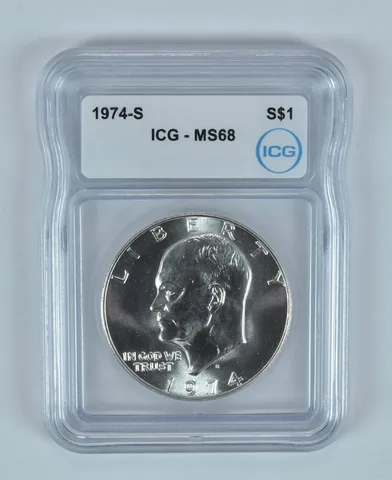 1974-S Eisenhower $1 MS68 ICG