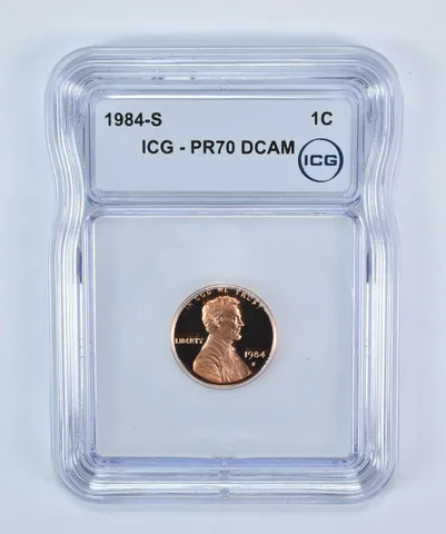 1984-S Lincoln Memorial Cent PR70 DCAM ICG
