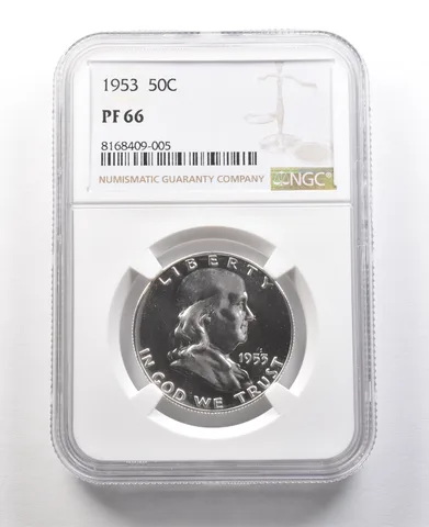 1953 Franklin Half Dollar PF66 NGC Great Contrast *8943