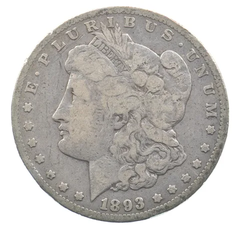 1893-CC Morgan Silver Dollar *3494