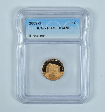 2009-S Lincoln Memorial Cent Birthplace PR70 DCAM ICG