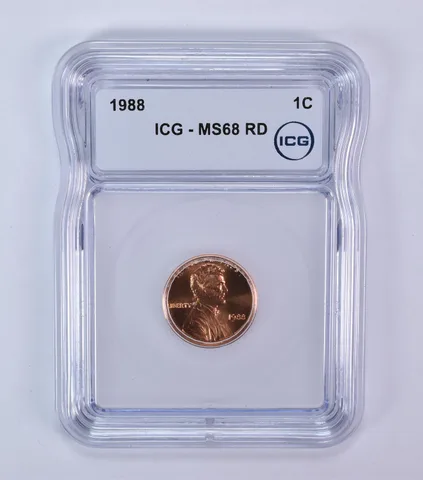 1988 Lincoln Memorial Cent MS68 RD ICG