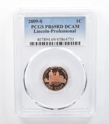 2009-S Lincoln Cent Professional Life PR69 RD DCAM PCGS Beautiful Tone *7741