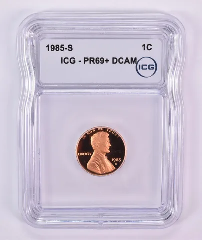 1985-S Lincoln Memorial Cent PR69+ DCAM ICG