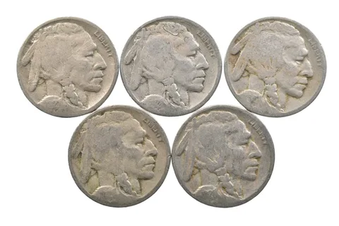 BETTER Lot 1927-D 1928-S 1927-S 1929-D 1928-S Buffalo Nickel Collection *142
