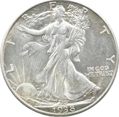 1938-D Walking Liberty Half Dollar *7078