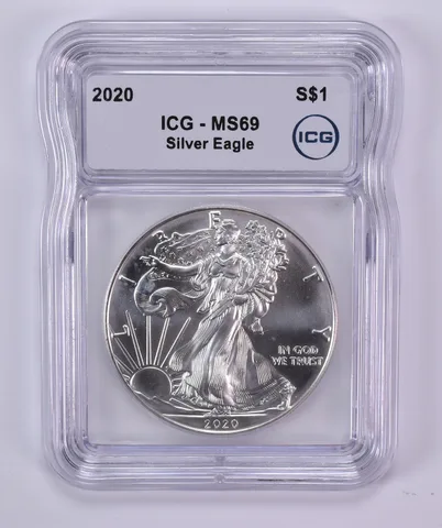 2020 American Silver Eagle MS69 ICG