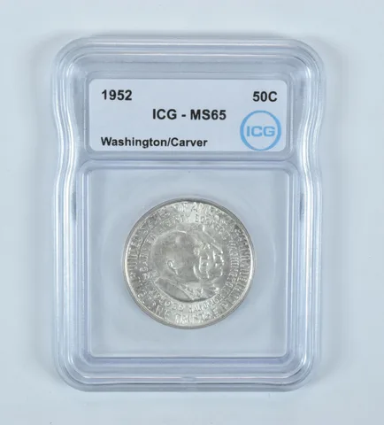 1952 Washington Carver Commemorative Half Dollar MS65 ICG