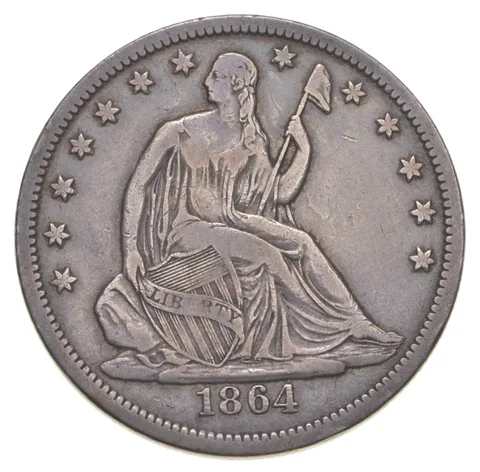 1864-S Seated Liberty Half Dollar *1711