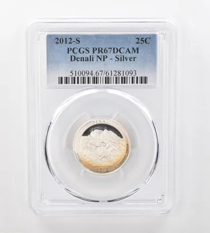 2012-S ATB Quarter Denali Silver PR67 DCAM PCGS Beautiful Tone *0944