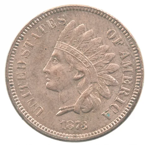 1873 Indian Head Cent *6656