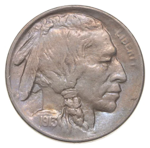 1913-S Indian Head Buffalo Nickel - Type 1 a5932