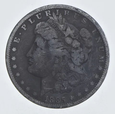 Early - 1885 Morgan Silver Dollar - 90% US Coin *928