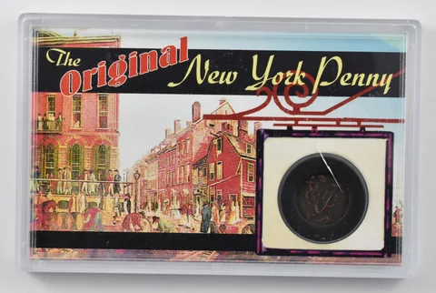 Copper Duit Coin "Original New York Penny" The Morgan Mint a7574
