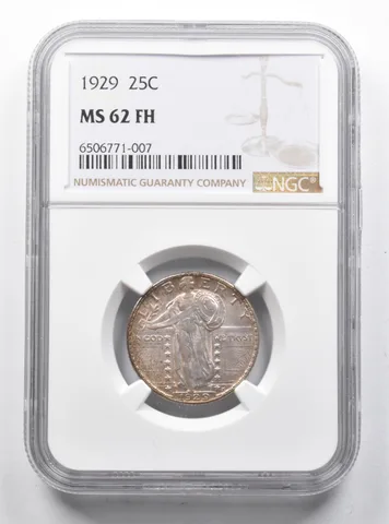 MS62 FH 1929 Standing Liberty Quarter NGC a1468