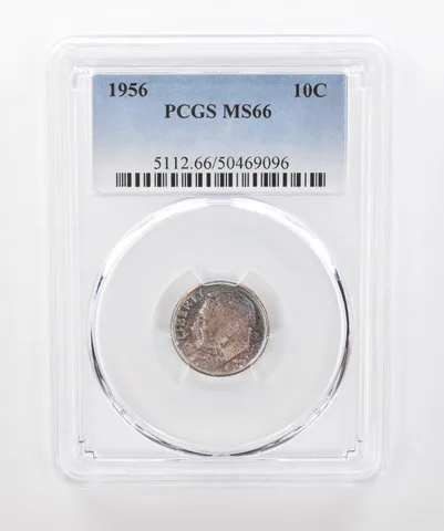 1956 Roosevelt Dime MS66 PCGS Beautiful Tone a1416