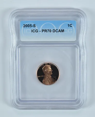 2005-S Lincoln Memorial Cent PR70 DCAM ICG