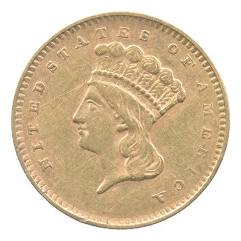 1856 $1 Indian Princess Head Gold Dollar *6750
